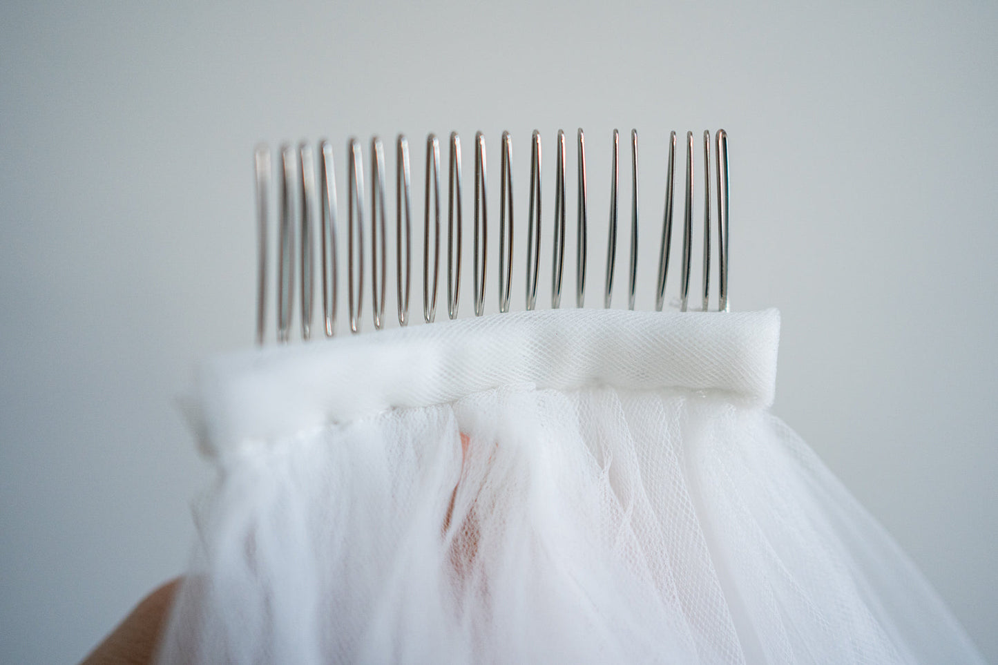Ronan Cathedral Length Lace Veil with Comb
