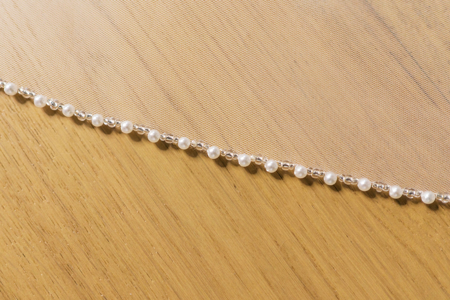 Estella Beaded Edge Veil with Comb