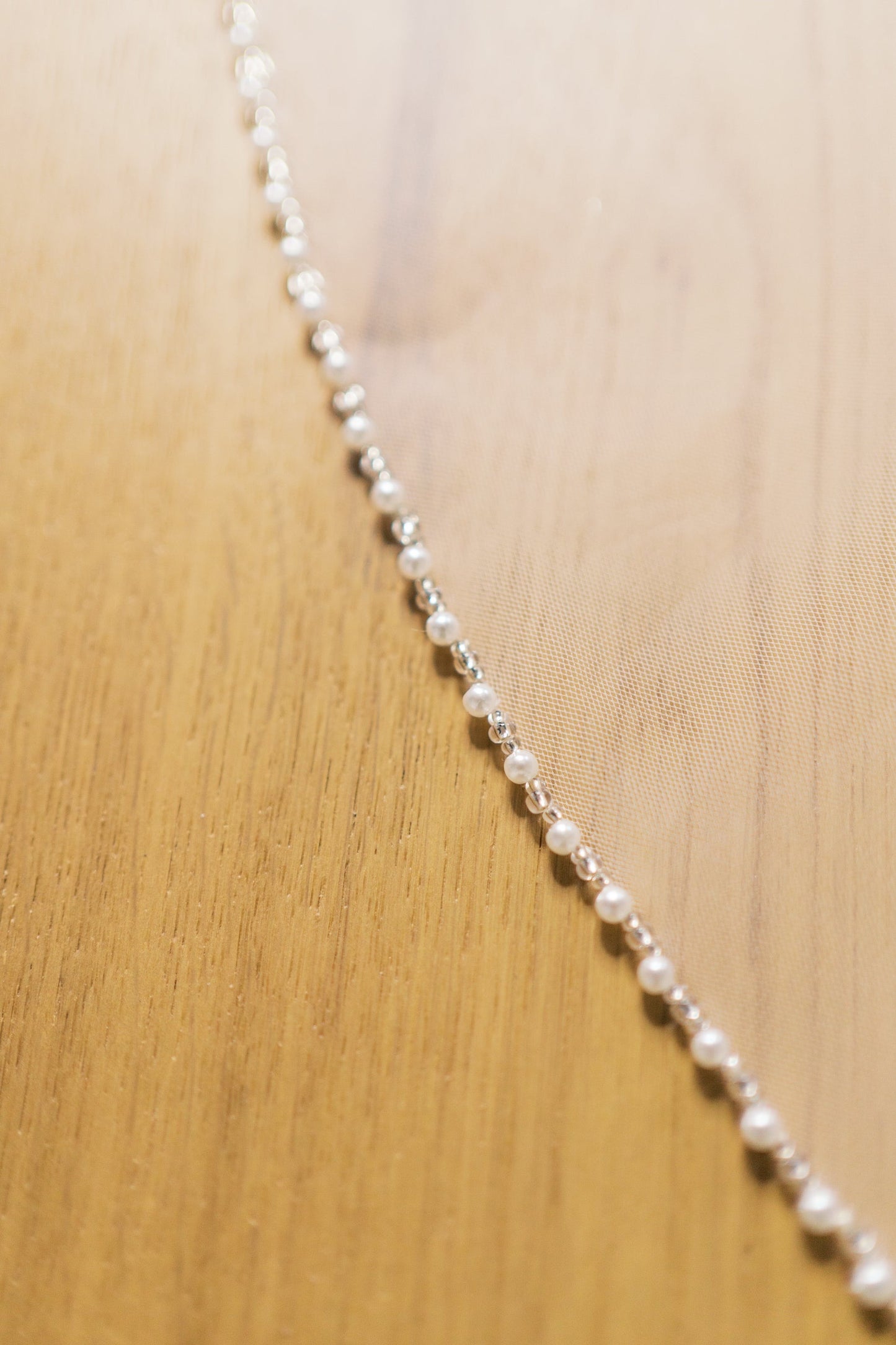 Estella Beaded Edge Veil with Comb