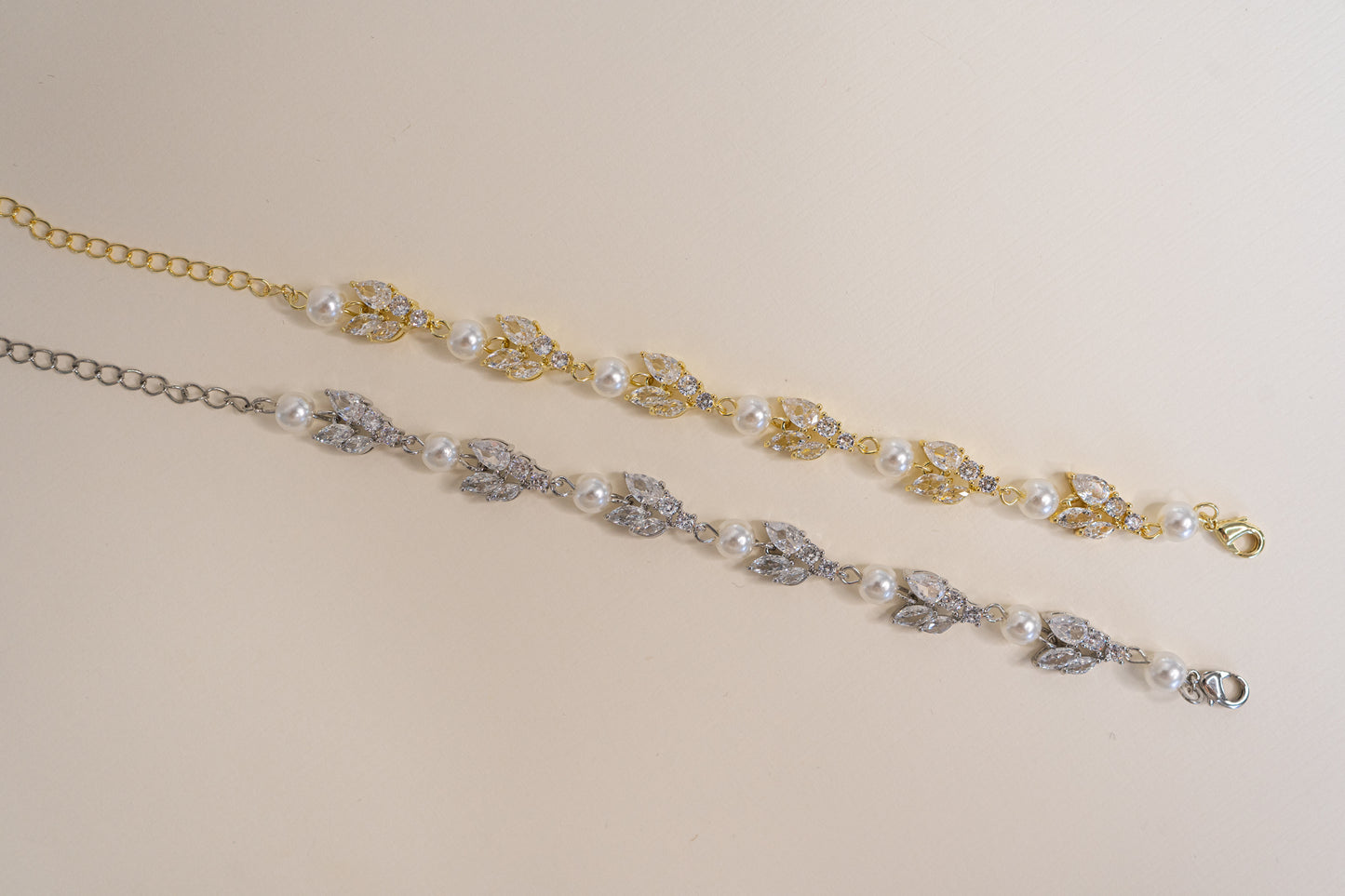 Crystal & Pearl Bracelet
