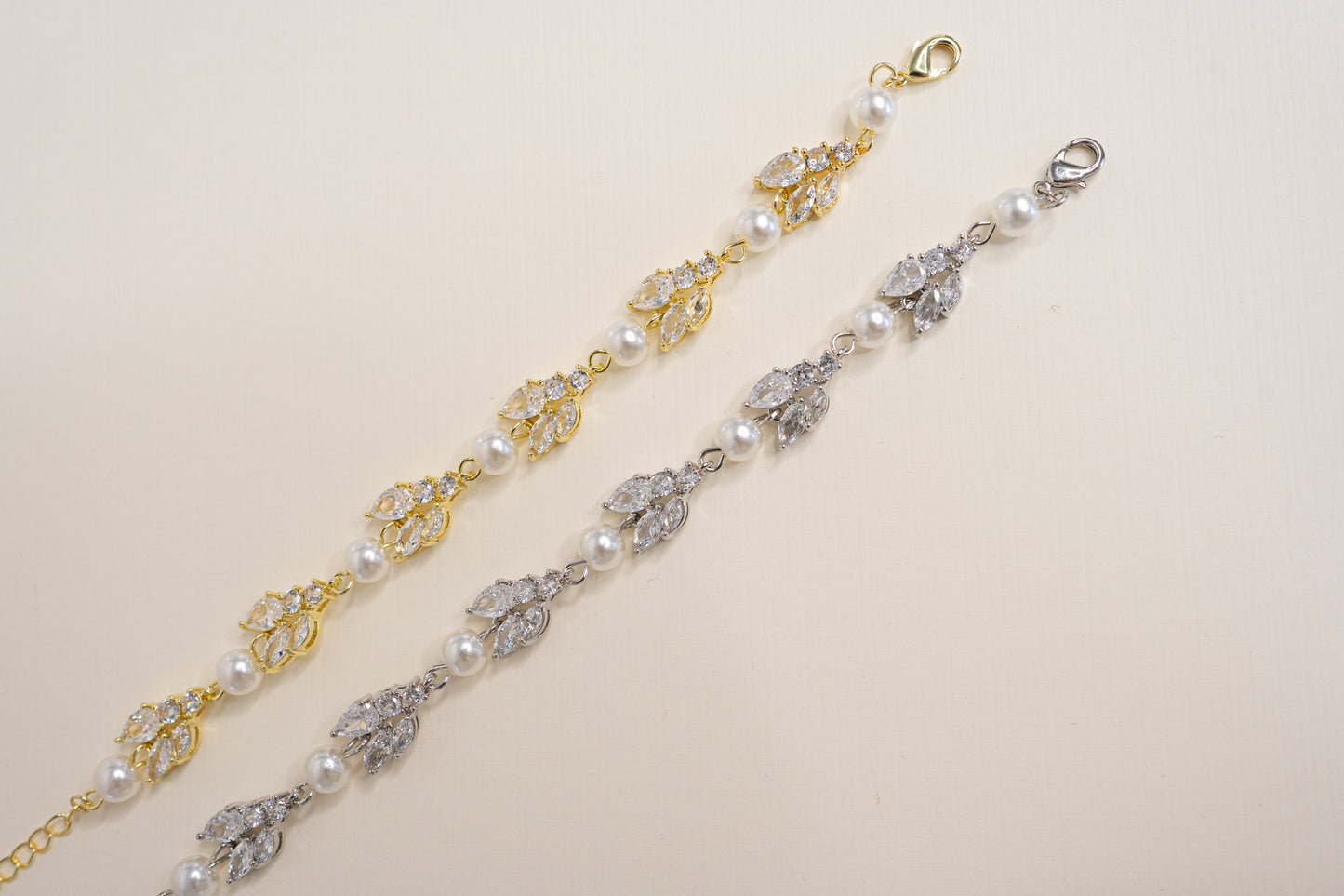 Crystal & Pearl Bracelet