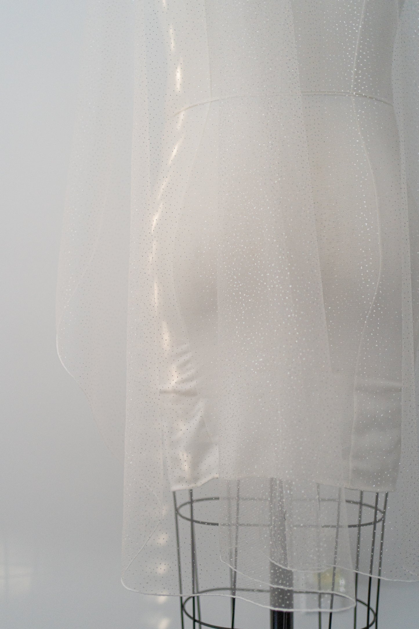 Eliza Glitter Veil with Comb