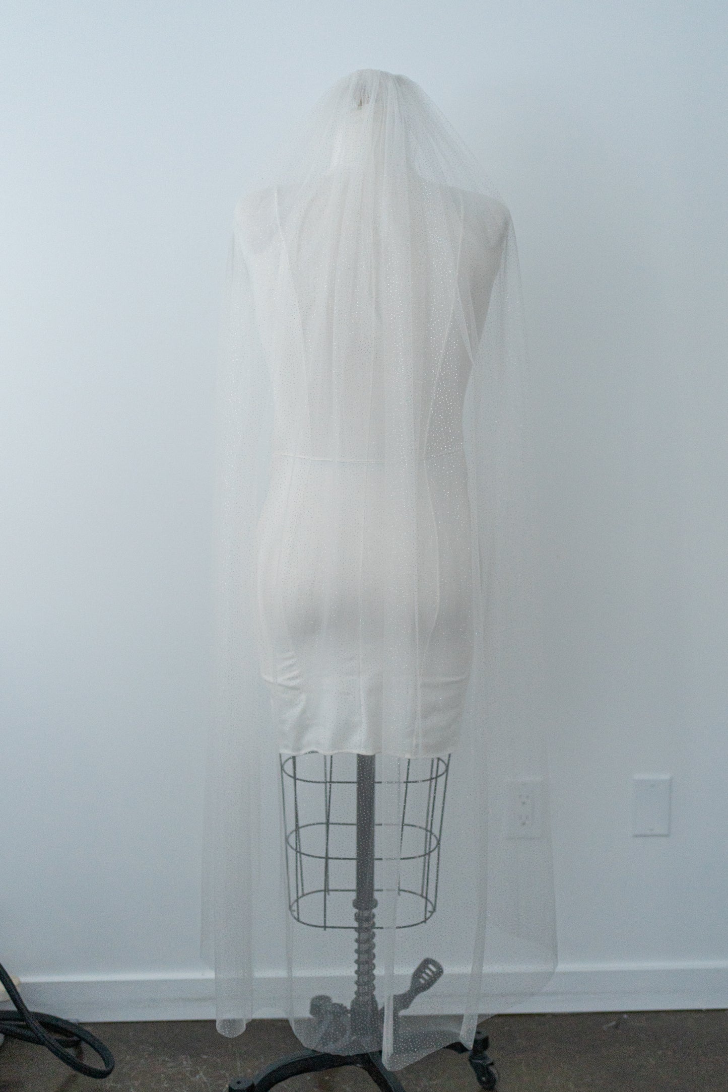 Eliza Glitter Veil with Comb