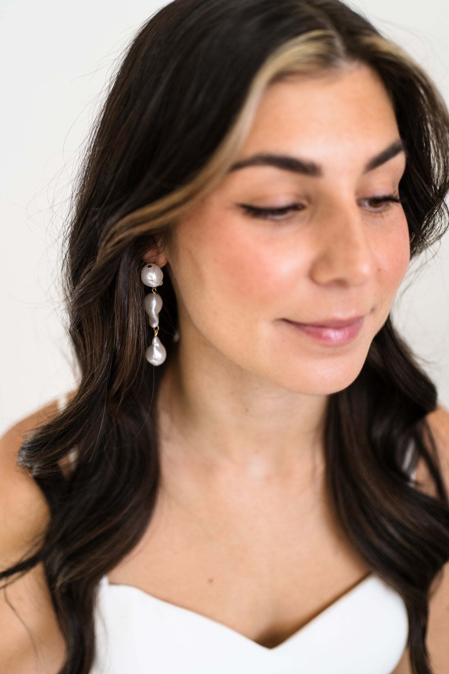 Alessia Pearl Drop Earrings