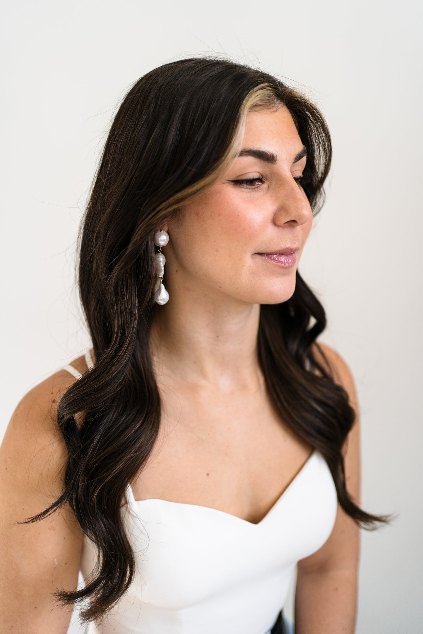 Alessia Pearl Drop Earrings