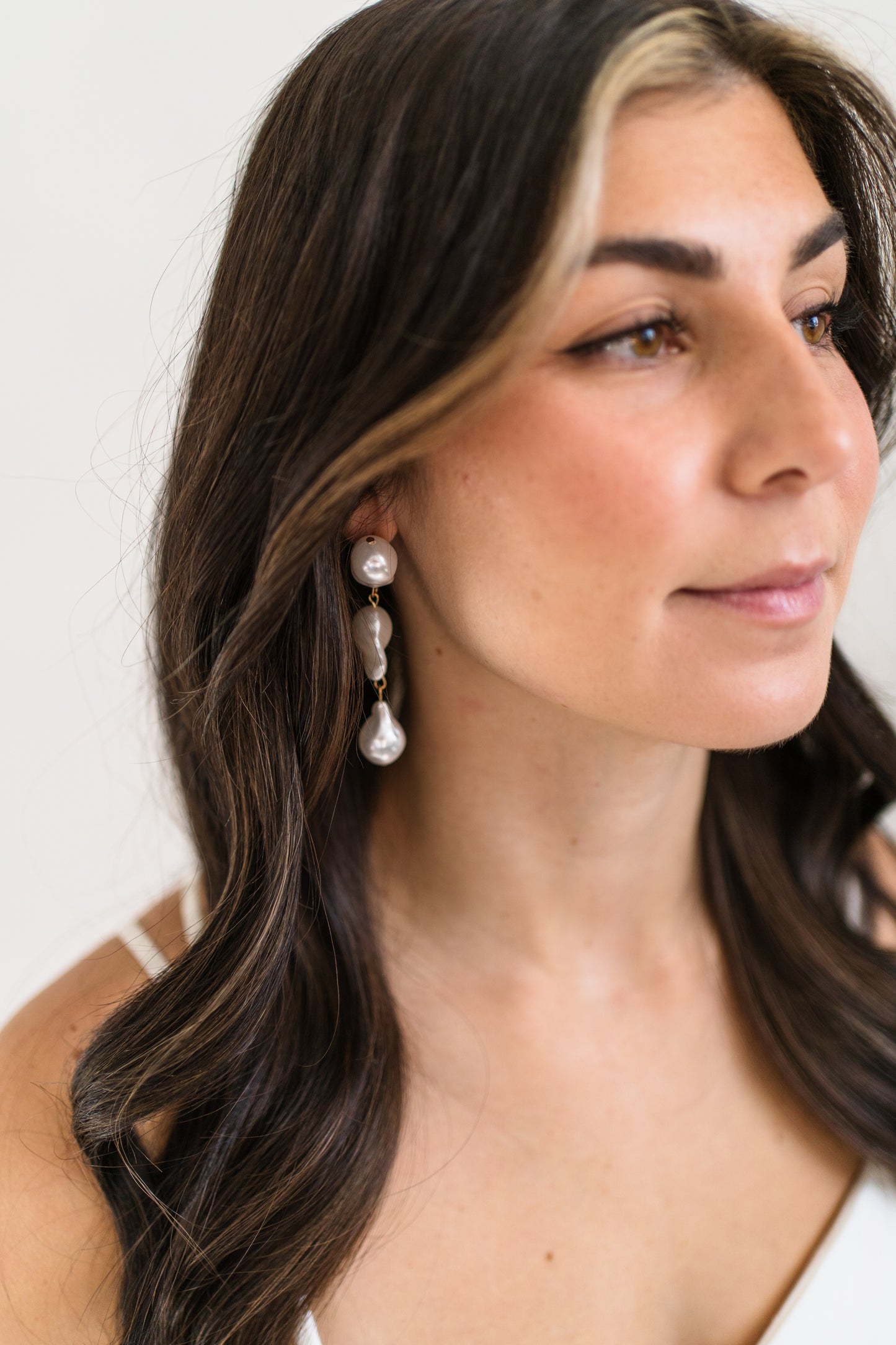 Alessia Pearl Drop Earrings
