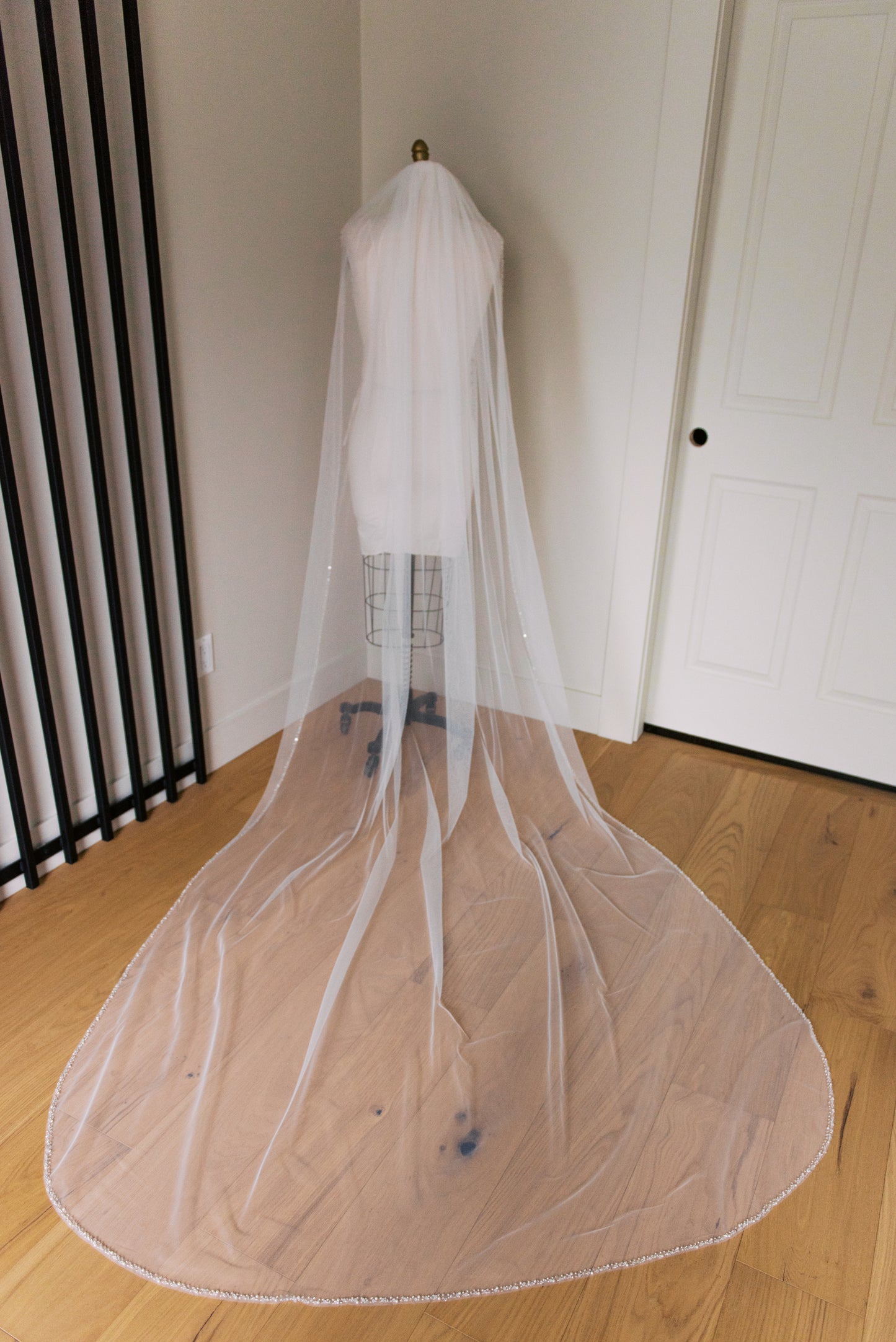 Margot Beaded Edge Veil with Comb