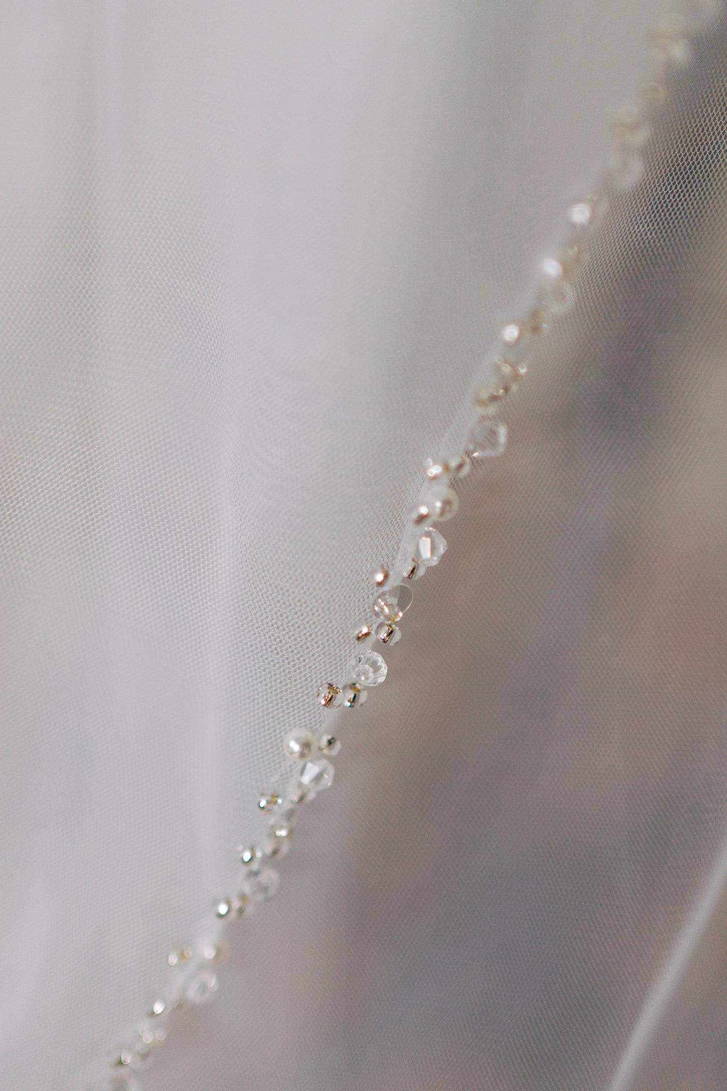 Margot Beaded Edge Veil with Comb