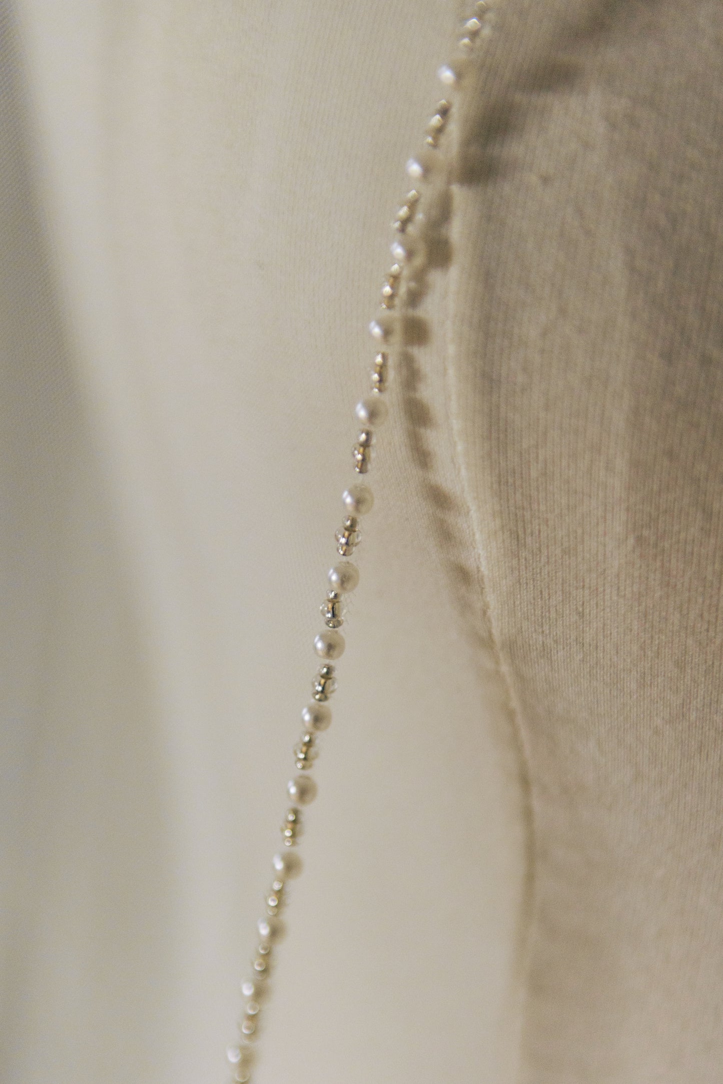 Estella Beaded Edge Veil with Comb