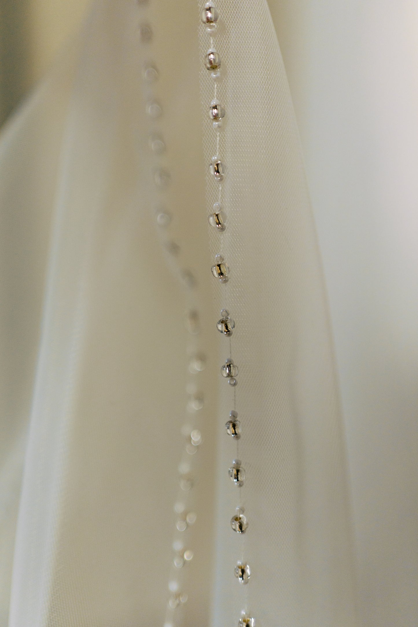 Poppy Beaded Edge Veil with Comb
