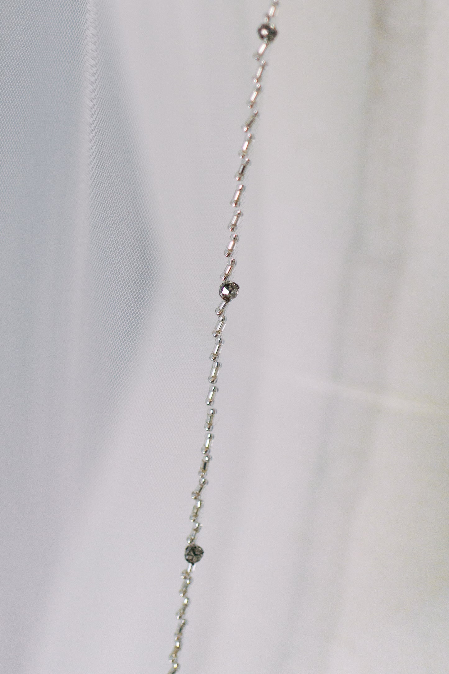 Marina Beaded Edge Veil with Comb