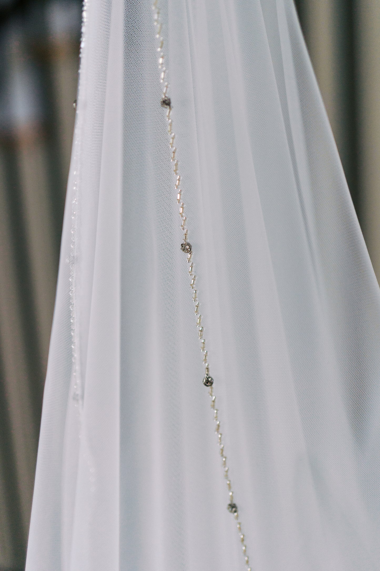Marina Beaded Edge Veil with Comb