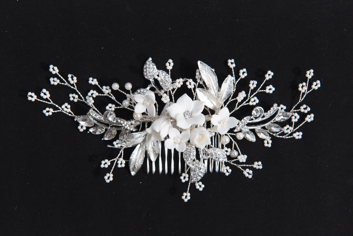 Wedding and bridal hair accessories. Canadian bridal and wedding accessories.