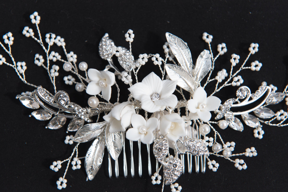 Wedding and bridal hair accessories. Canadian bridal and wedding accessories.