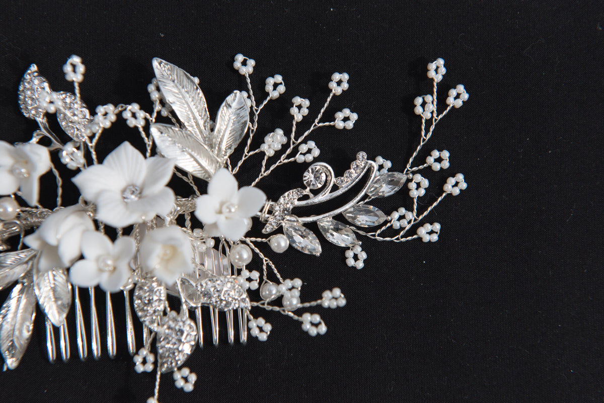 Wedding and bridal hair accessories. Canadian bridal and wedding accessories.