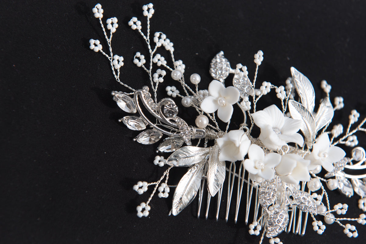Wedding and bridal hair accessories. Canadian bridal and wedding accessories.