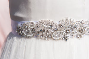 Canadian wedding accessories. Bridal sashes and belt accessories.