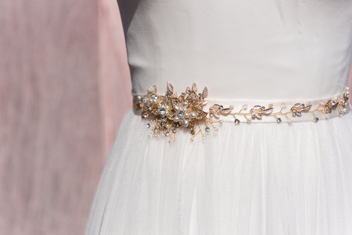 BV261 Bridal accessories multilayer pearl belt - Nirvanafourteen