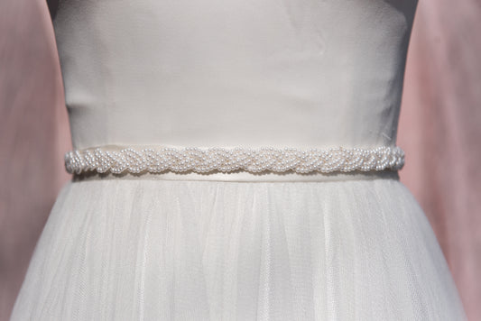 Canadian wedding accessories. Bridal sashes and belt accessories.