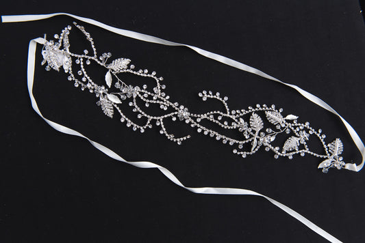 Canadian wedding accessories. Bridal sashes and belt accessories.