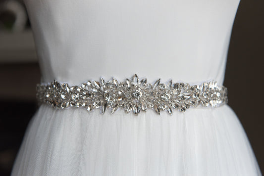 Canadian wedding accessories. Bridal sashes and belt accessories.